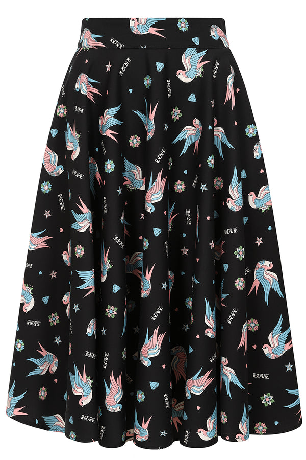 MARILOU SWALLOWS SWING SKIRT