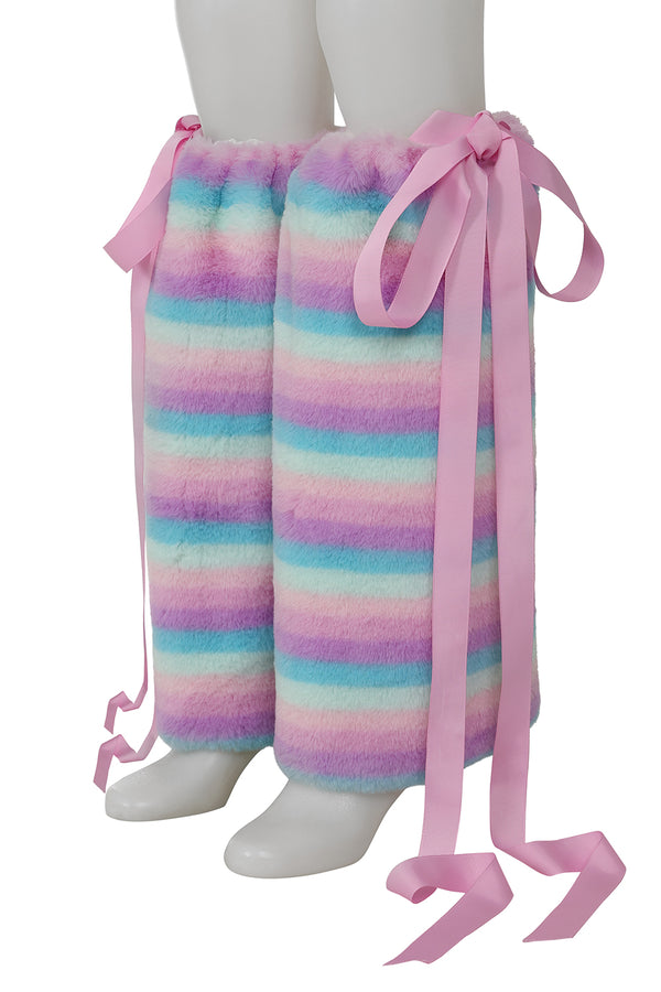 PASTEL MOON FUR LEGWARMERS