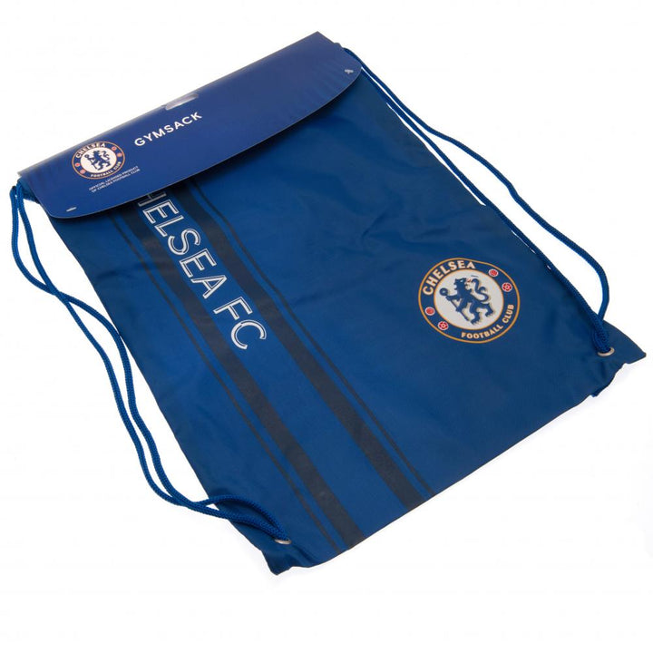 Chelsea FC Stripe Gym Bag by Football>Premier League>Chelsea FC