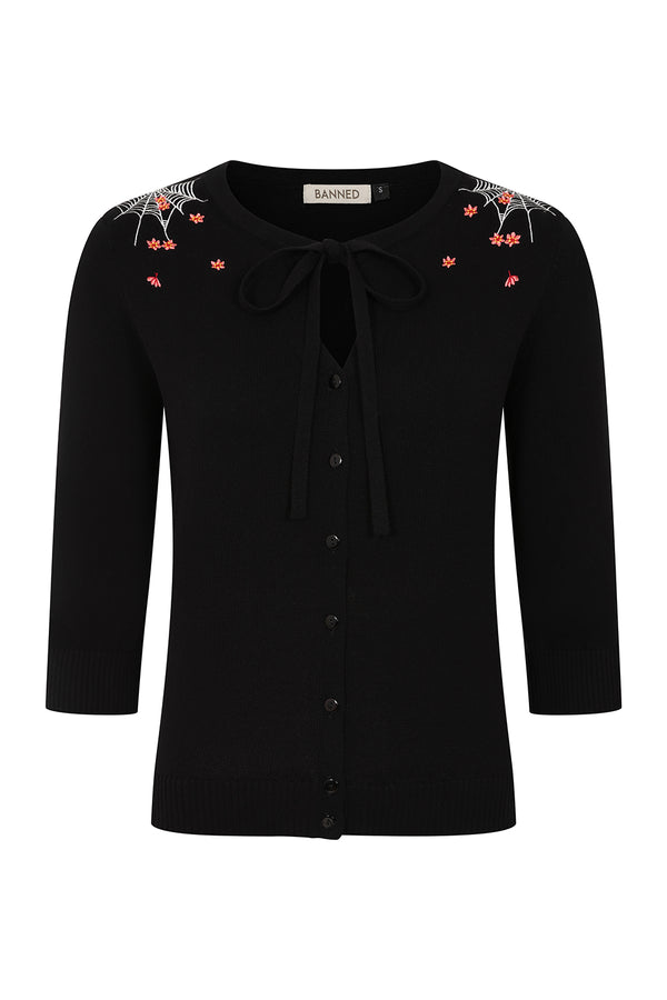 Mia spiderweb blossom cardigan