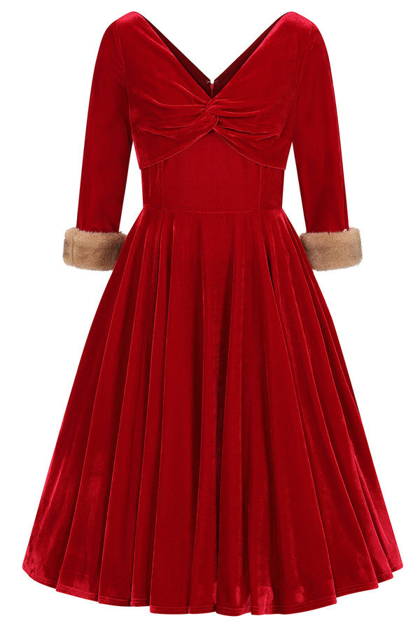 Nina Velvet swing dress