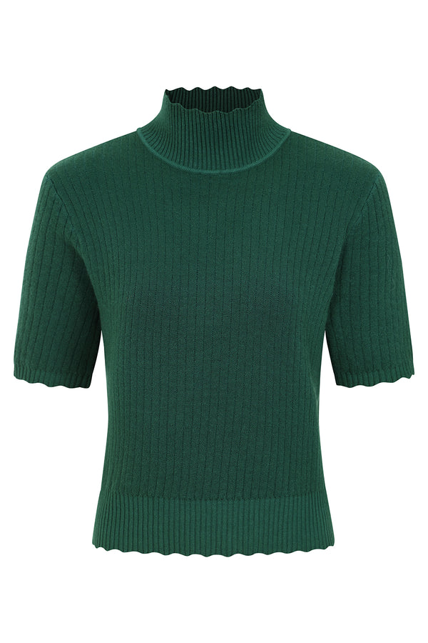 Jane Sweet scallop jumper
