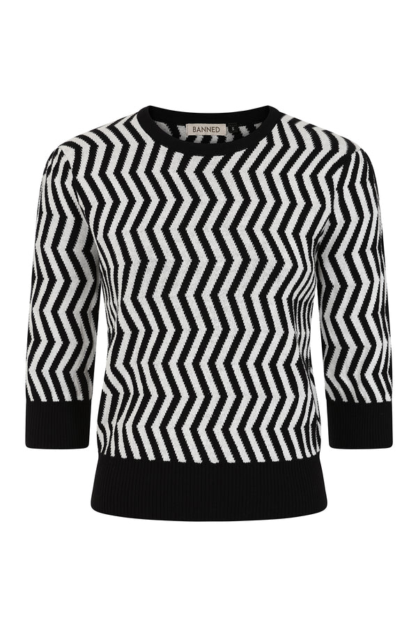 Lara Zig zag jumper
