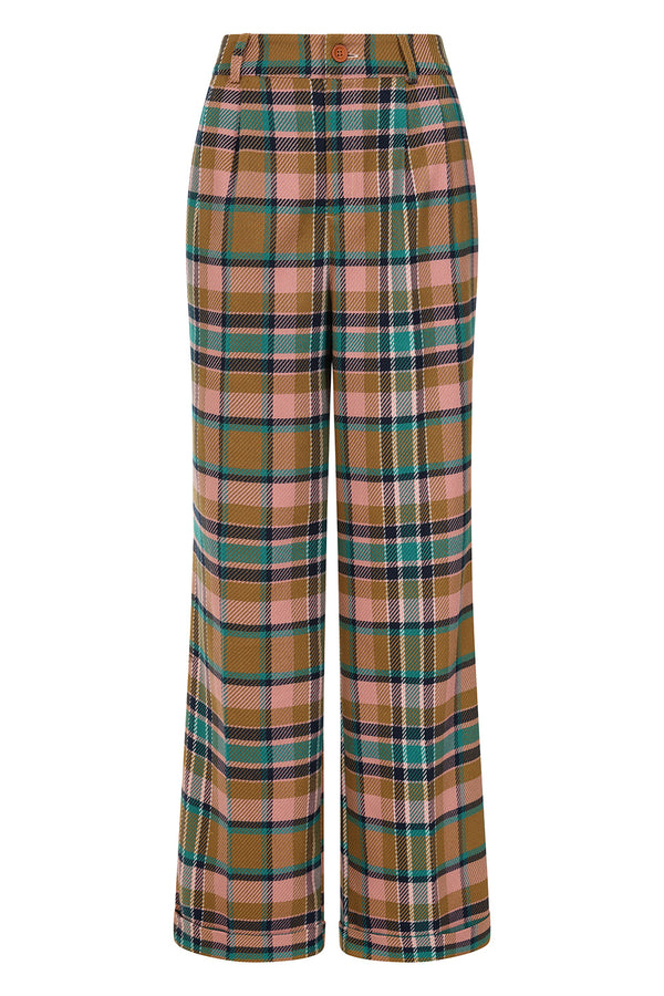 Harriet plaid trouser