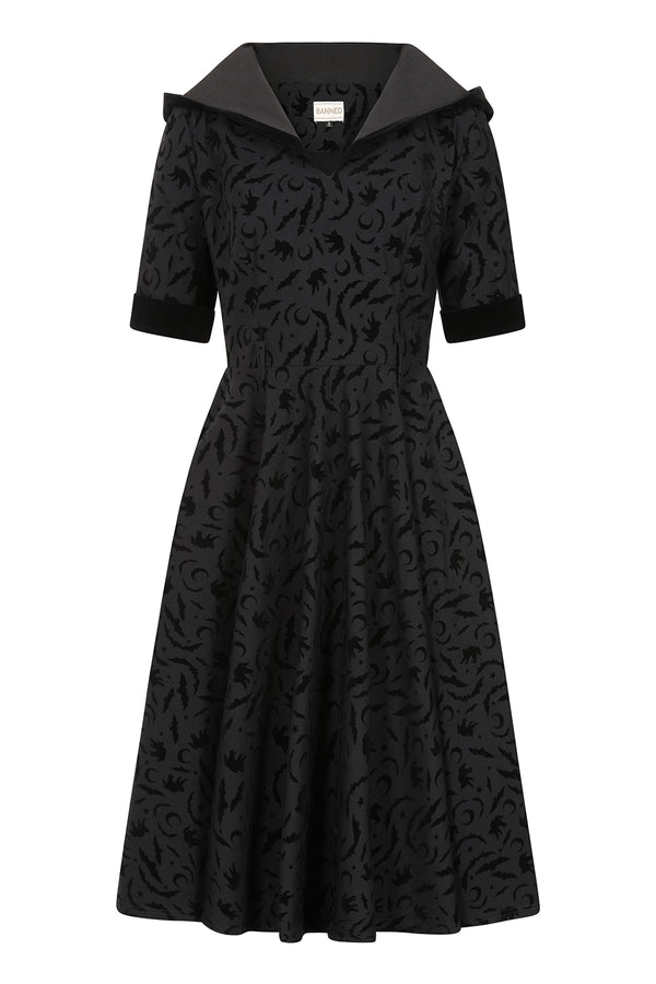 Tara Halloween night hooded dress