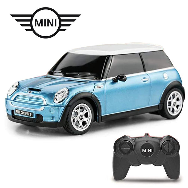 Mini Cooper S Radio Controlled Car 1:24 Scale Blue by Mini