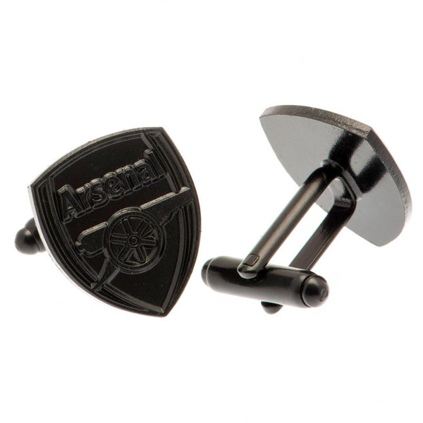 Arsenal FC Black IP Cufflinks by Football>Premier League>Arsenal FC