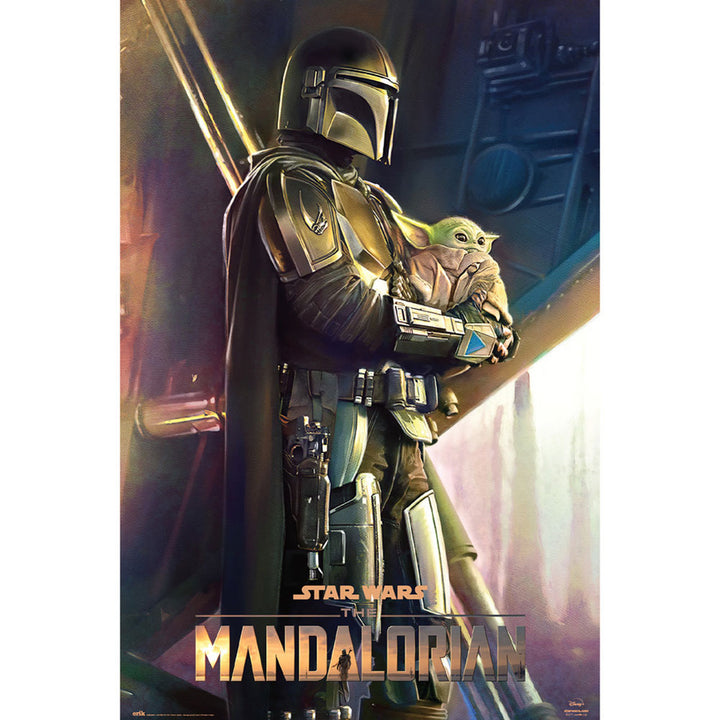 Star Wars: The Mandalorian Poster Clan Of Two 148 by Entertainment>TV Series>Star Wars: The Mandalorian