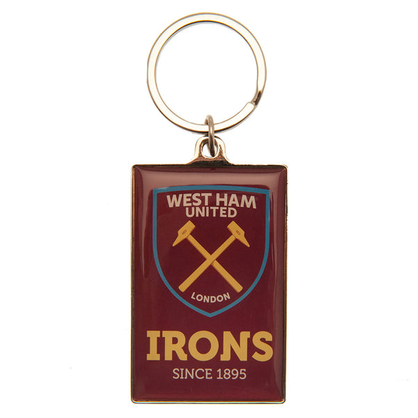 West Ham United FC Deluxe Keyring by Football>Premier League>West Ham United FC