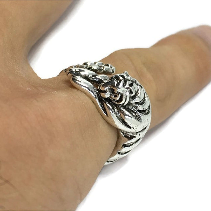 Gifts From The Crypt - Tibetan Tiger Adjustable Ring-2