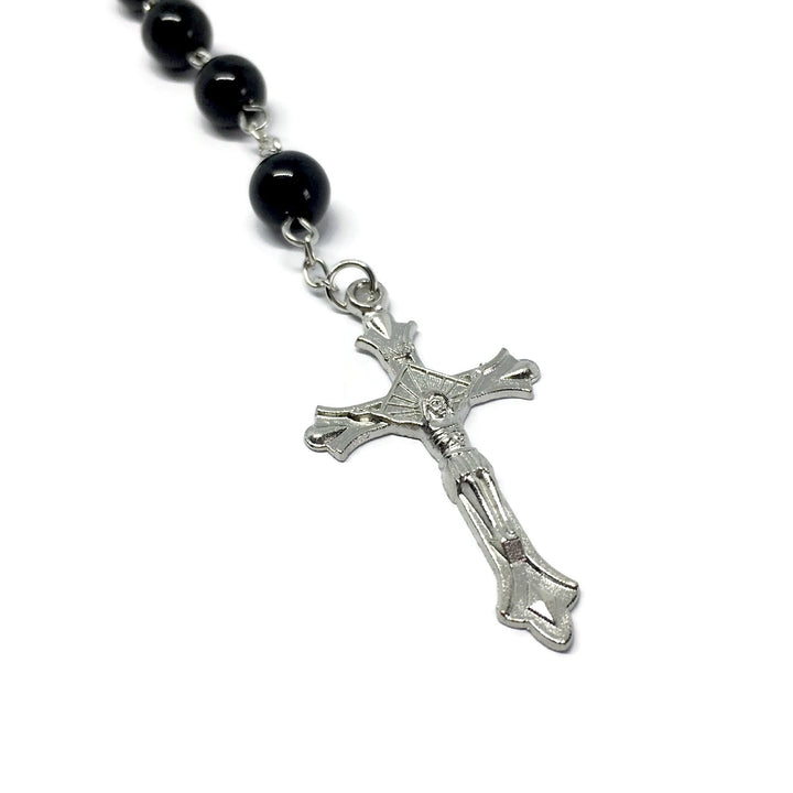 Virgin Mary Rosary Necklace-2