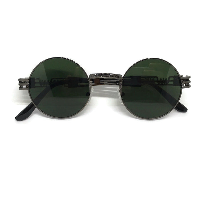 Green & Chrome Sunglasses-1