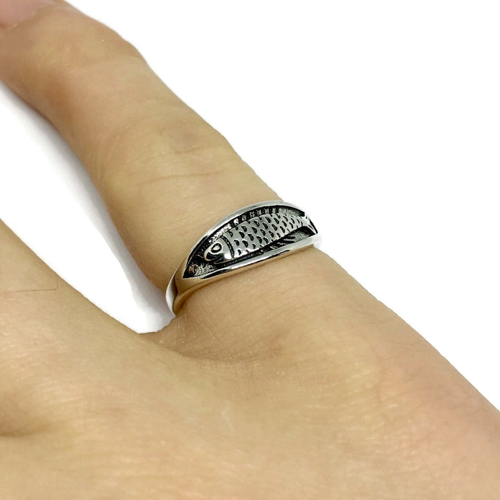 Fish Adjustable Band Ring-1