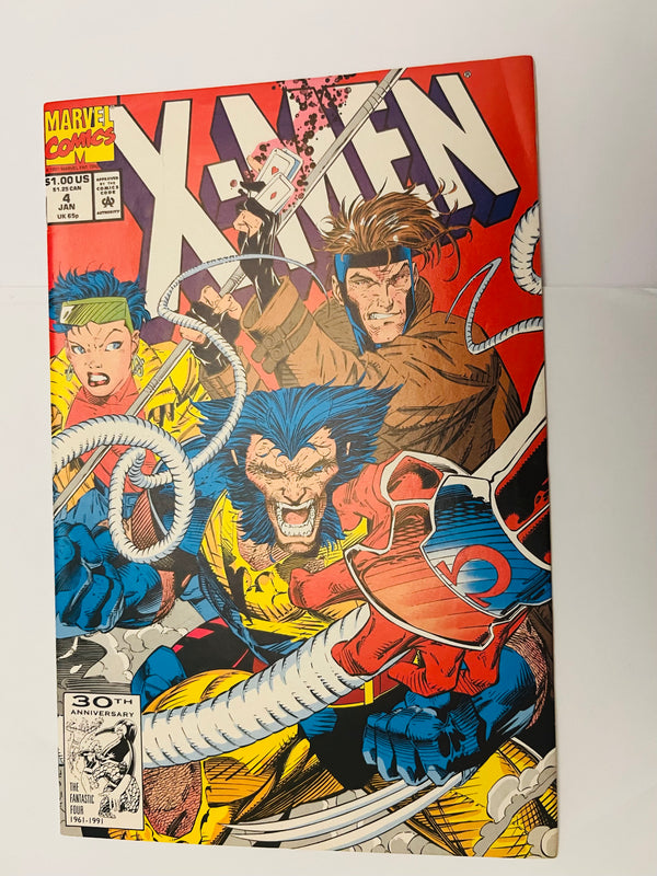 Marvel - X-Men #4 (1991) 1st Appearance of Omega Red