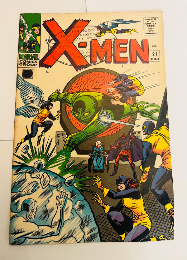 Marvel - Uncanny X-Men #21 (1966) 1st Appearance of Dominus