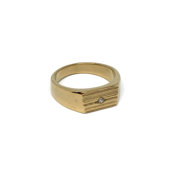 Gifts From The Crypt - Rugged Iced Band Ring-2