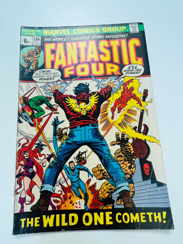 Marvel - Fantastic Four #136 (1973) Bronze Age Comic