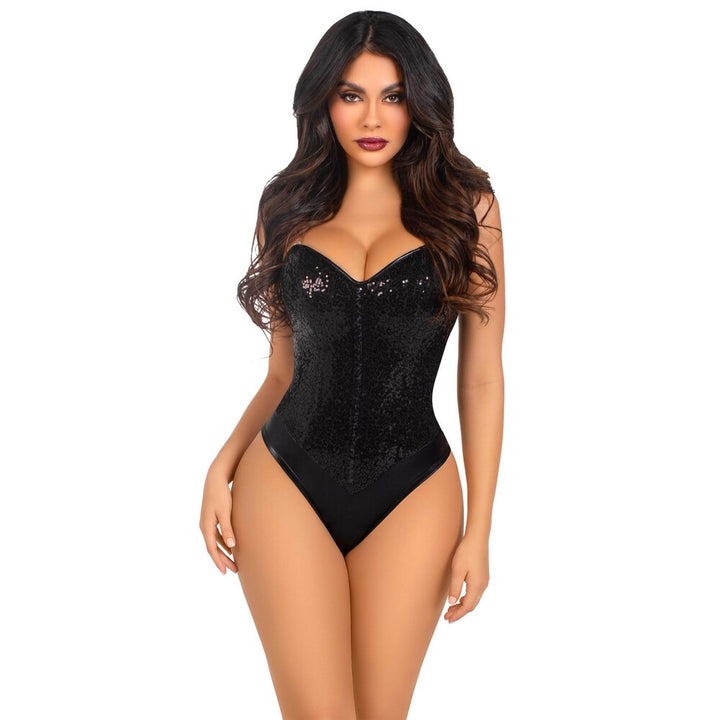 Leg Avenue Sequin Bodysuit-0