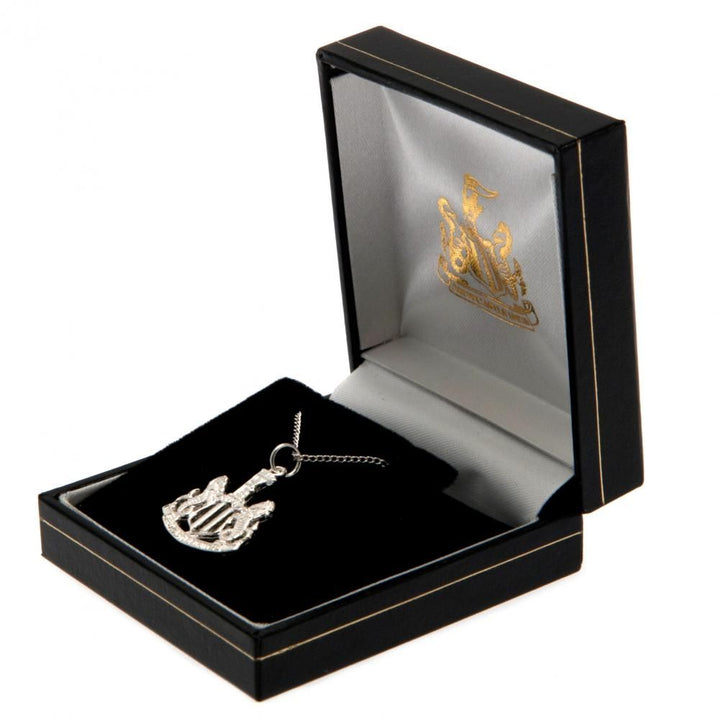 Newcastle United FC Sterling Silver Pendant & Chain by Football>Premier League>Newcastle United FC