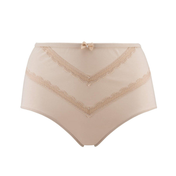 Vanessa- Silk & Organic Cotton Full Brief in Skin Tone Colours by Juliemay Lingerie