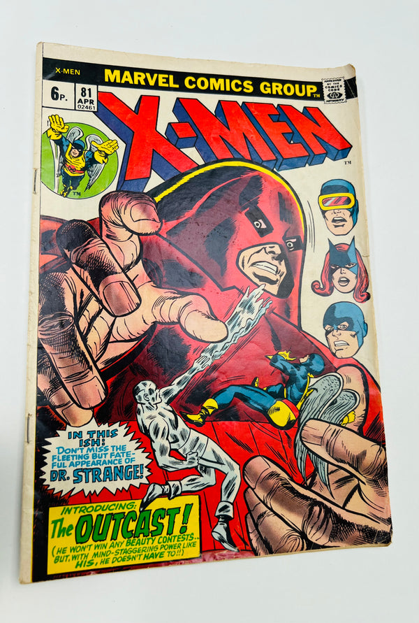 Marvel - The Uncanny X-Men Issue 81 Bronze Age Comic (1973) Starring Dr Strange