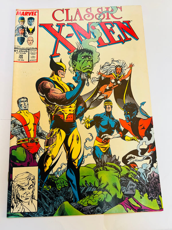 Marvel - Classic X-Men #30 (1988) Wolverine Kills Hulk