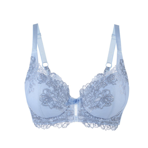 Ashley Embroidery Silk & Organic Cotton Supportive Bra-0