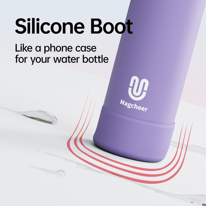 Magcheer - Insulated Magnetic Water Bottle Phone Holder Keeps Cold for 24 Hours by Magcheer