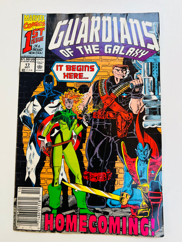 Marvel - Guardians Of The Galaxy #17 (1991) 1st App of The Comandeers/Punishers