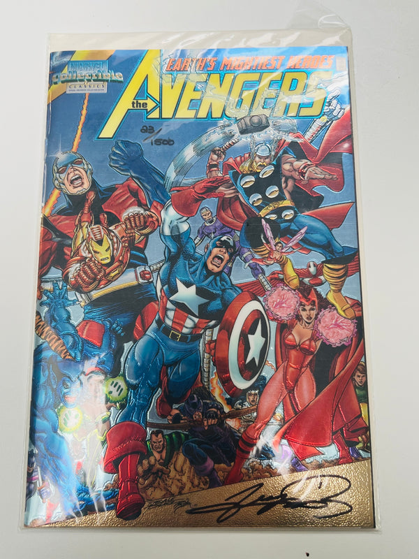 Marvel - The Avengers #1 Signed by George Perez Chromium Cover 9.8 Mint Condition