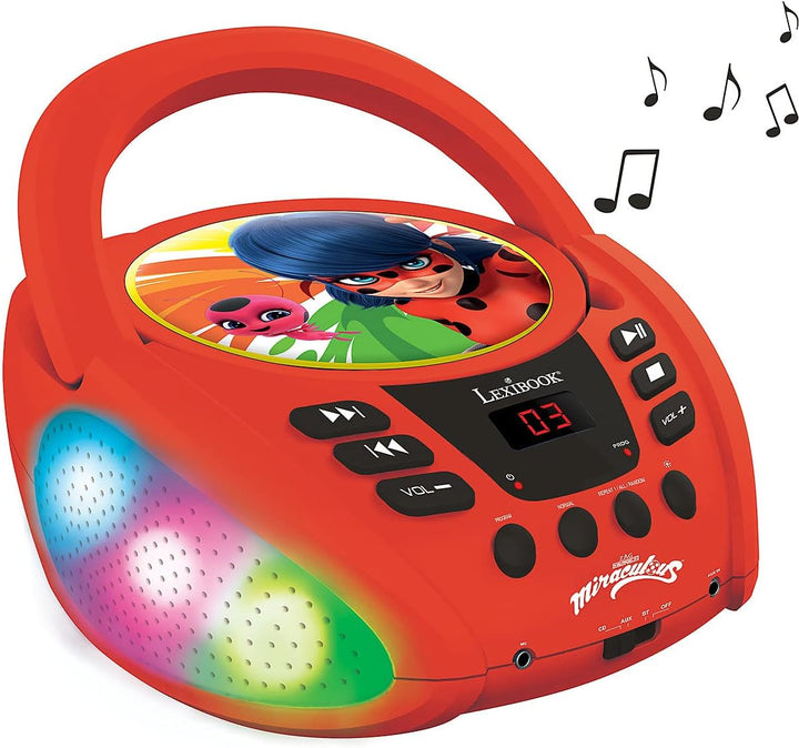 Lexibook- Marvel Spider-Man Bluetooth CD Player for Kids