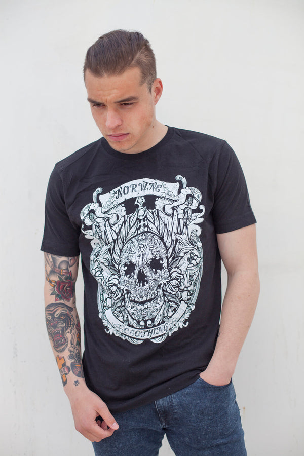 Caesar Tattoo Style T-Shirt by Norvine