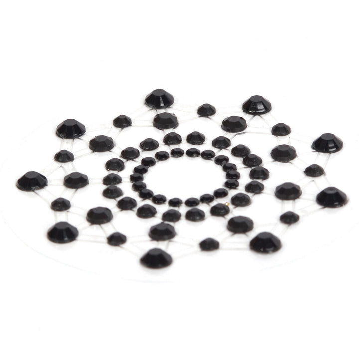 Bijoux Indiscrets Mimi Rhinestone Pasties Black by Bijoux Indiscrets