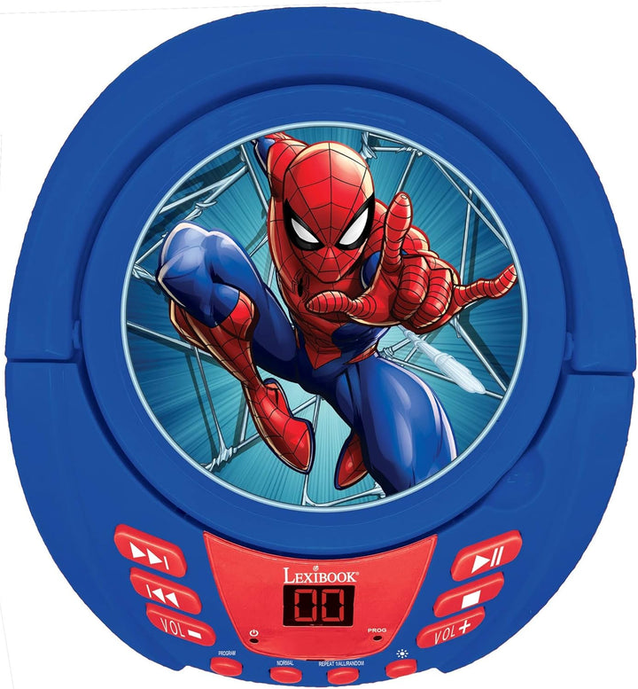 Lexibook- Marvel Spider-Man Bluetooth CD Player for Kids