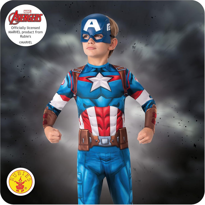 Official Marvel Captain America Childs Fancy Dress Costume