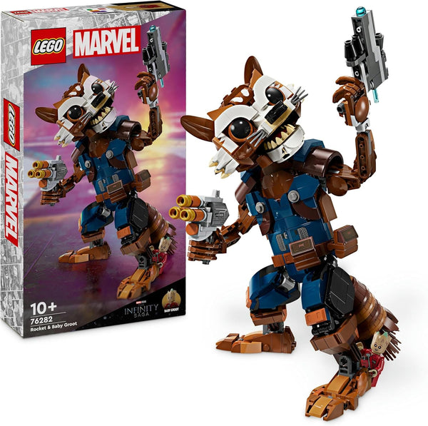 LEGO Marvel Rocket & Baby Groot, Guardians of the Galaxy