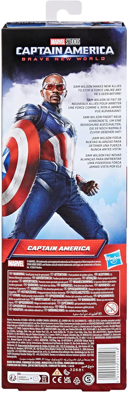 Marvel Studios Captain America Brave New World, Titan Hero Series Action Figure