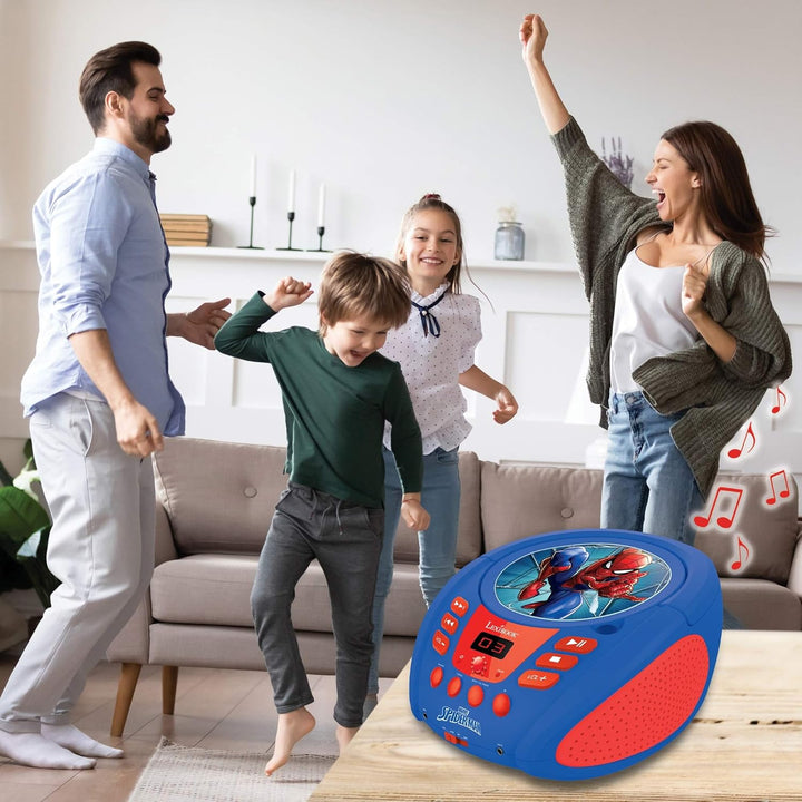 Lexibook- Marvel Spider-Man Bluetooth CD Player for Kids