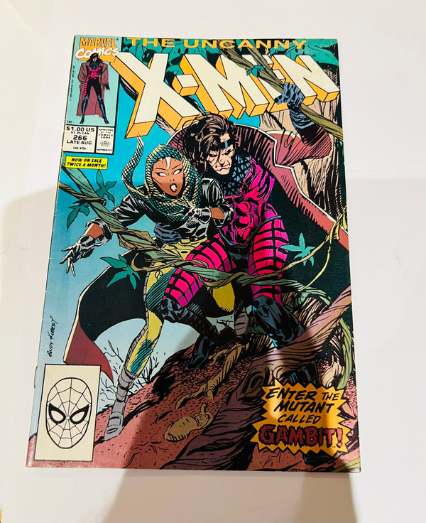 The Uncanny X-Men Issue 266 1st Appearance of Gambit 7.5 Grade (1990)