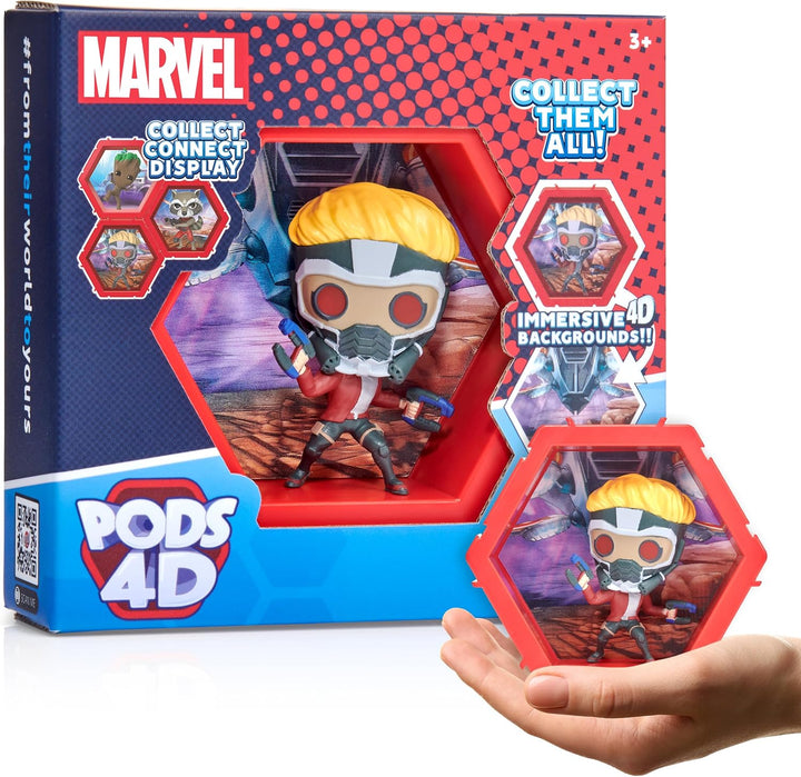 WOW! PODS - 4D Marvel Captain America Collectable Bobble-head Figure 3+