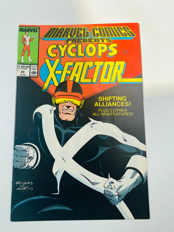 Marvel Comics Presents Cyclops X-Factor #22 Black Panther (1989)