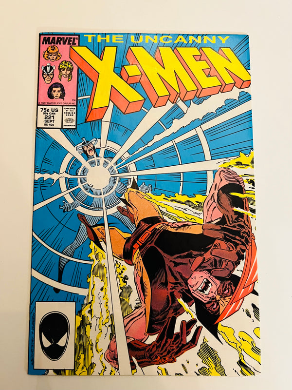 Marvel - Uncanny X-Men #221 (1987) 1st App Mr Sinister