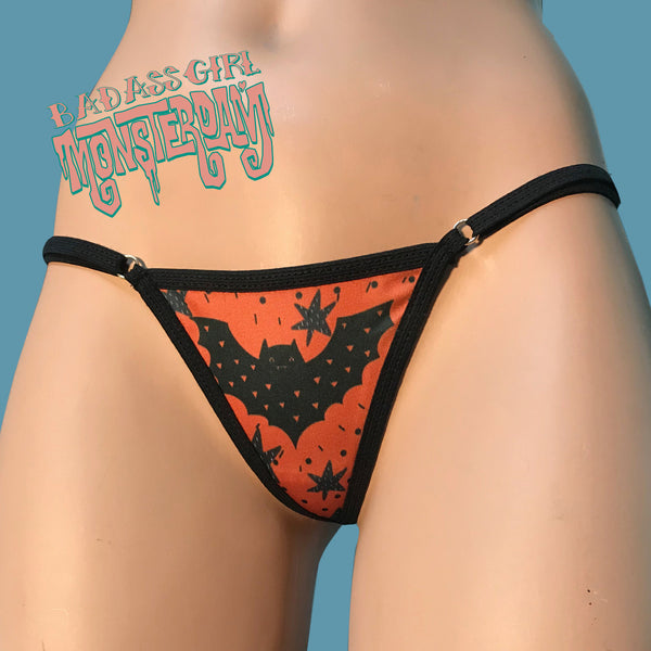 Monsterdam - Orange Bat Thong