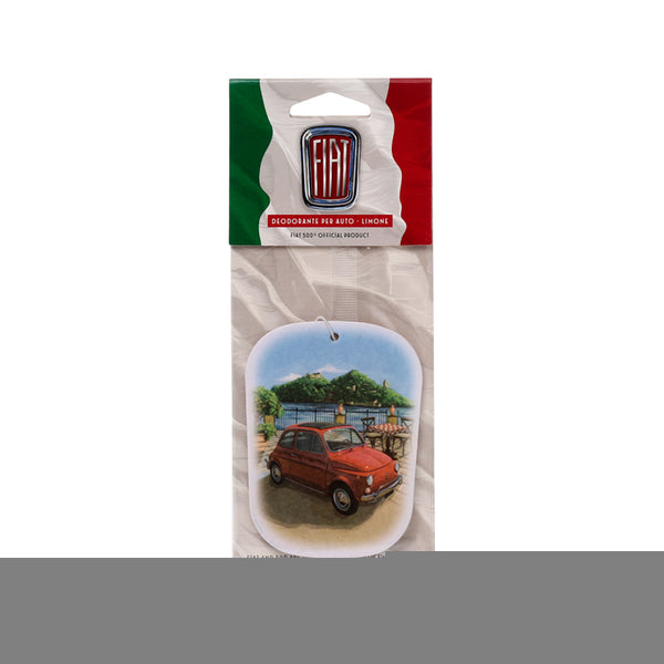 Air Freshener - Lemon Scented Fiat 500 Mountain Scene AIRF153-0