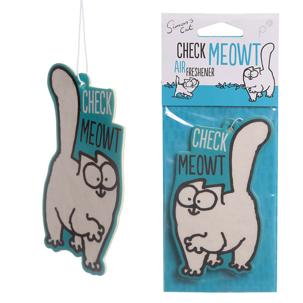 Check Meowt Simon's Cat Vanilla Scented Air Freshener AIRF75 by Puckator