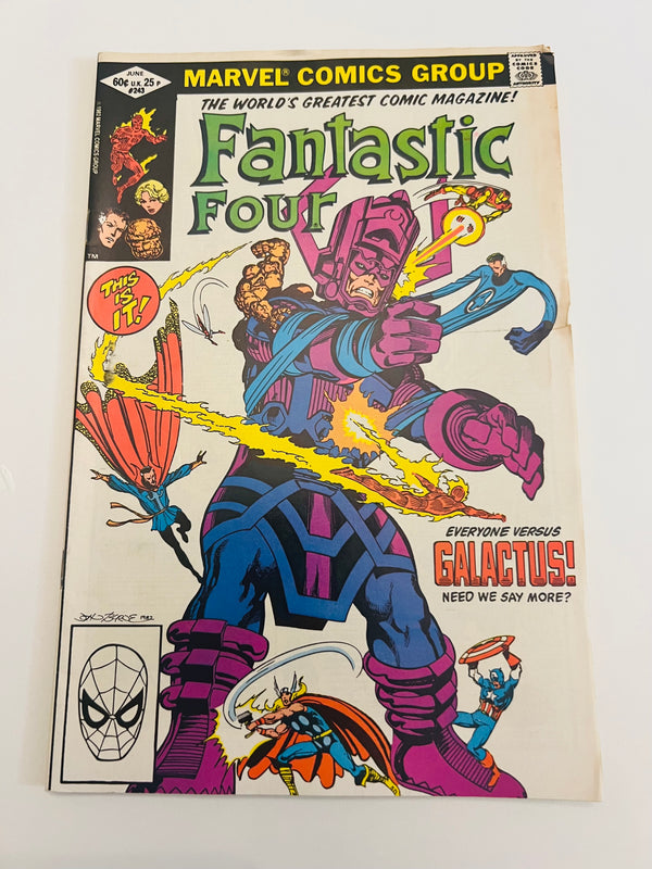 Marvel - Fantastic Four #243 (1982) Galactus Cover