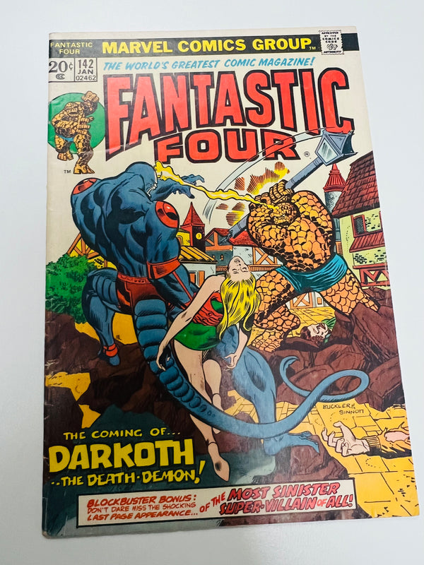 Marvel - Fantastic Four #142 1st Appearance of Darkoth The Demon (1974)