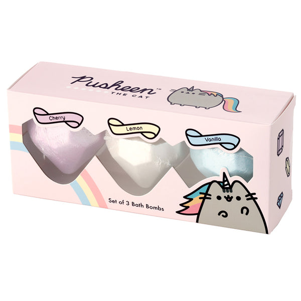 Handmade Bath Bomb Set of 3 - Pusheen the Cat BATH65 by Puckator