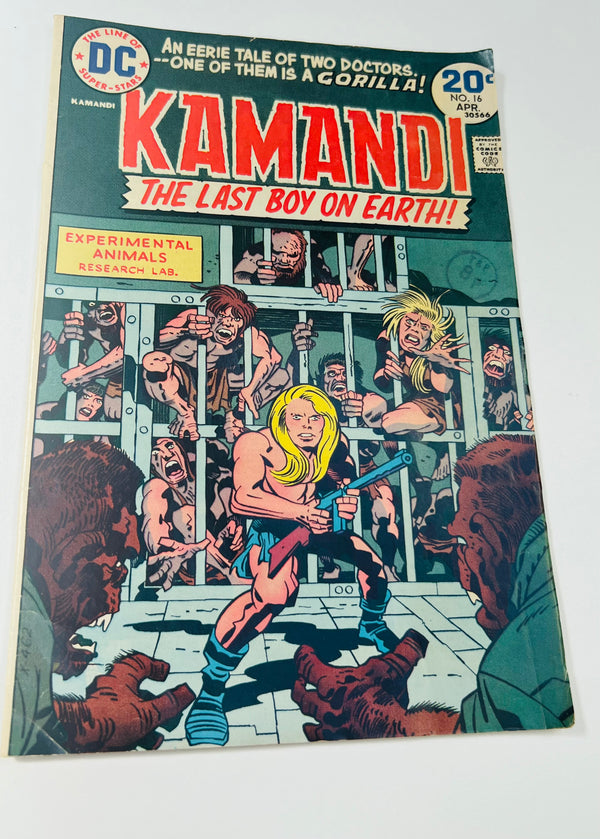 DC - Kamandi Issue 16 Silver Age Comic (1974) 6.0 Fine Grade