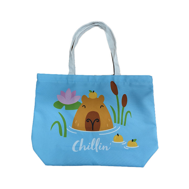 Polyester Beach Bag - Capybara Chillin' BBAG08-0